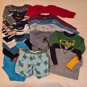 Bundle Of Baby Boys Clothing Size: 6-12 Months
